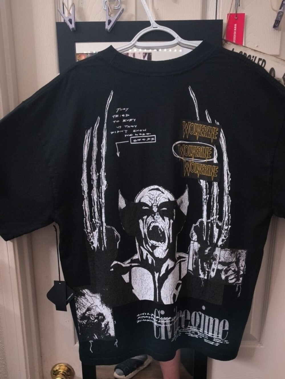 Civil Regime/Marvel Collab Wolverine Size Medium brand New W Tags